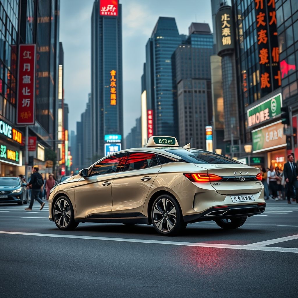 BYD e7: การเปลี่ยนแปลงตลาดแท็กซี่จีน